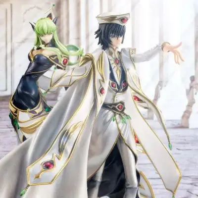 Figurine code geass lelouch britan c.c gem set